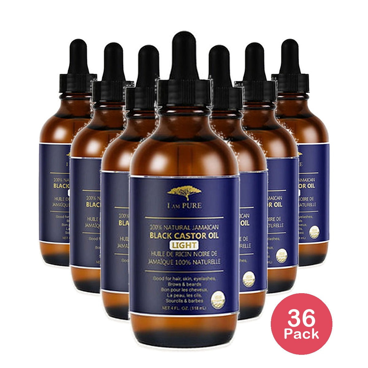 I Am Pure Jamaican Black Castor Oil 4 Oz (Pack of 36)