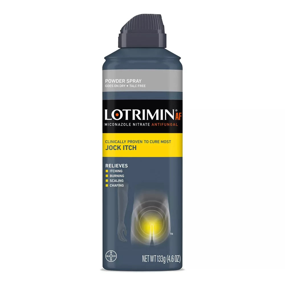Lotrimin AF Jock Itch Antifungal Powder Spray - 4.6 Oz (Pack of 36)