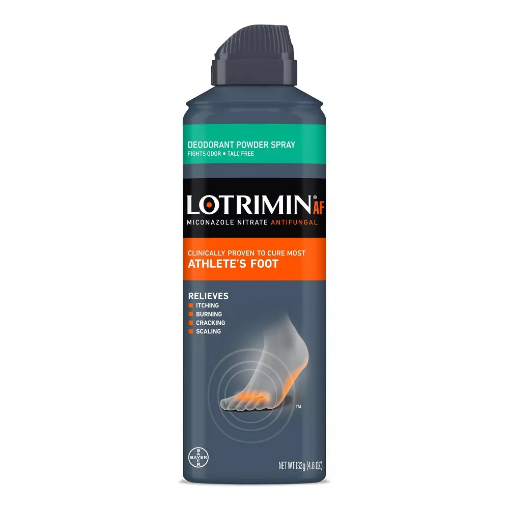 Lotrimin Deodorant Spray Powder - 4.6 Oz (Pack of 36)