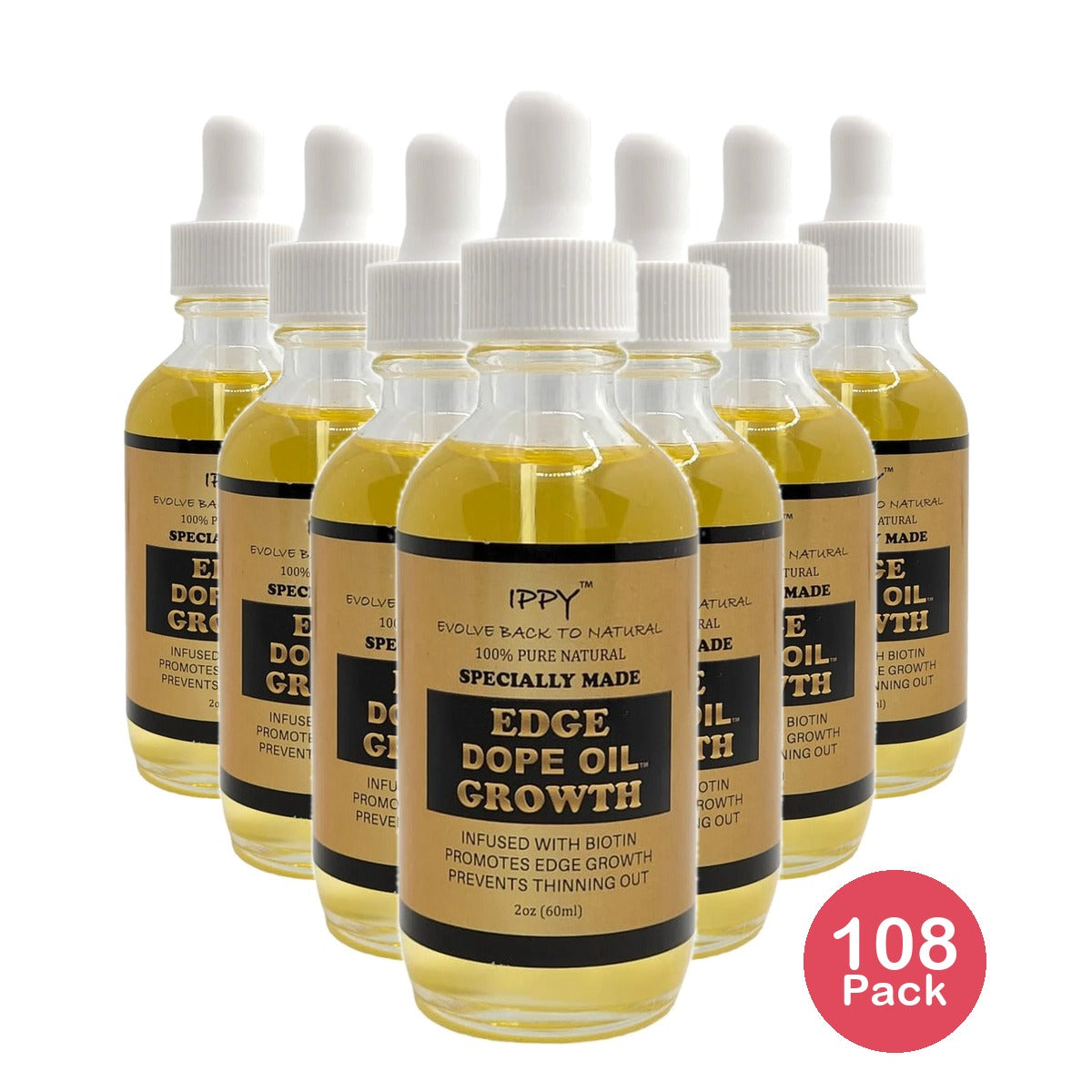 Ippy Edge Growth Oil 2 Oz (Pack of 108)