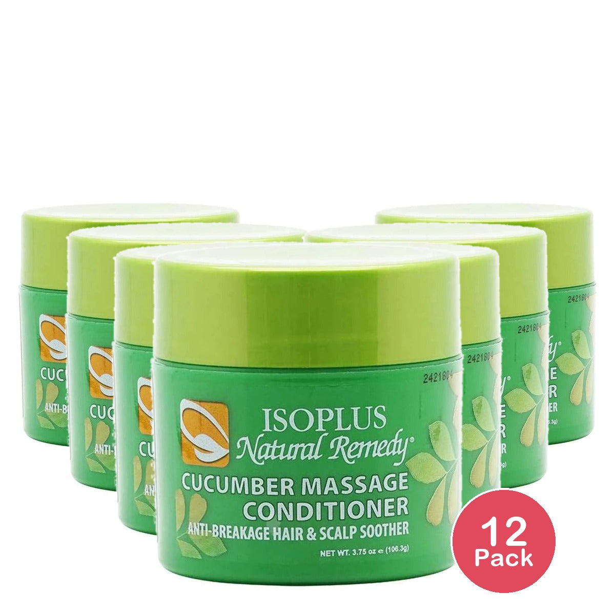 ISOPLUS - Natural Remedy Cucumber Massage Conditioner 3.75 Oz (Pack of 12)