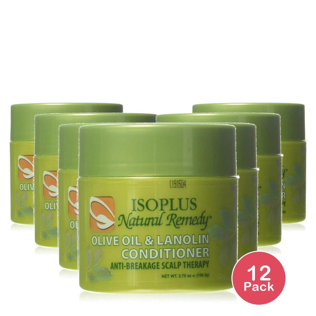 Isoplus Natural Remedy Olive Oil & Lanolin Contitioner 3.75 oz (Pack of 12)