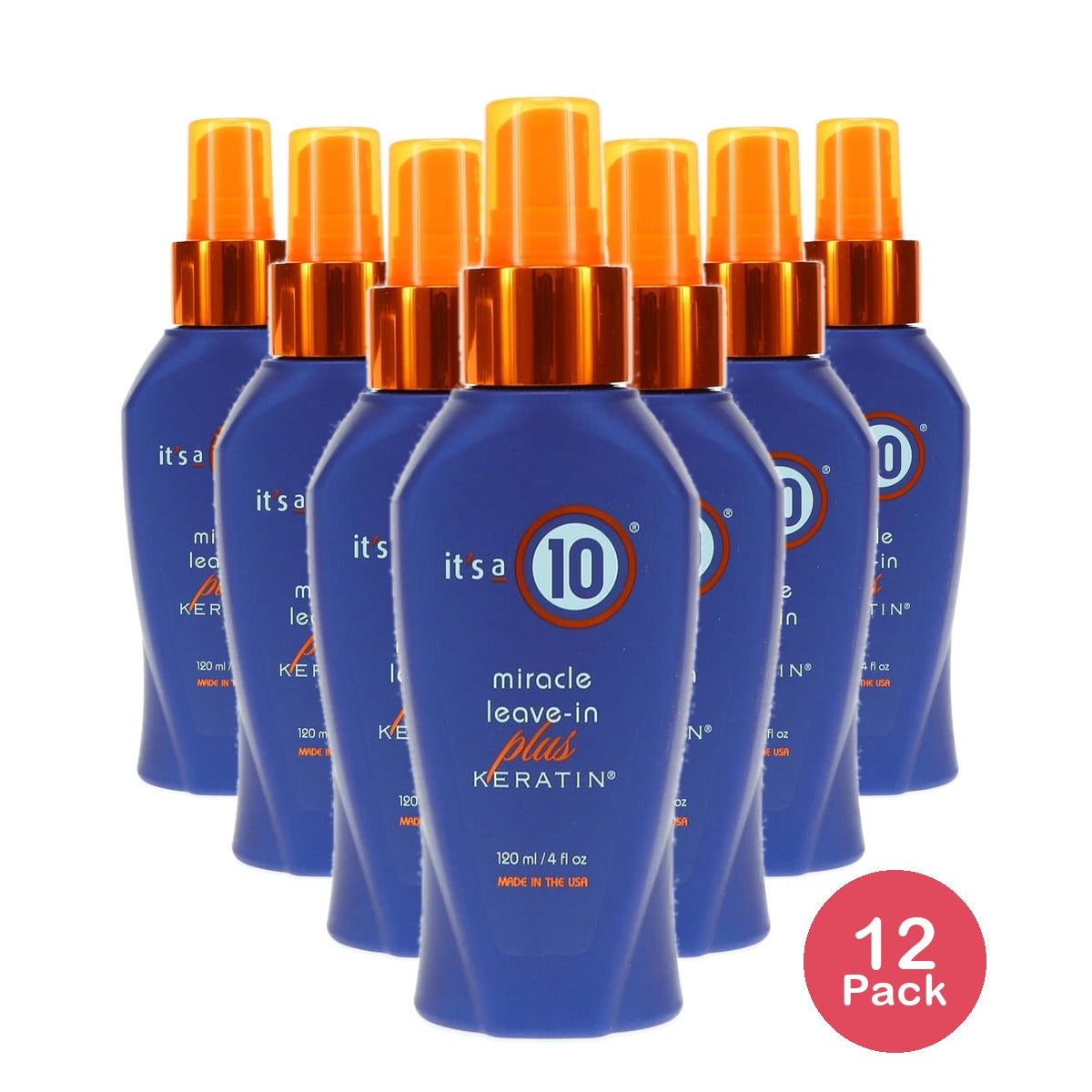 It's a 10 Miracle plus Keratin Leave In Conditioner - 4 fl oz (Pack of 12)