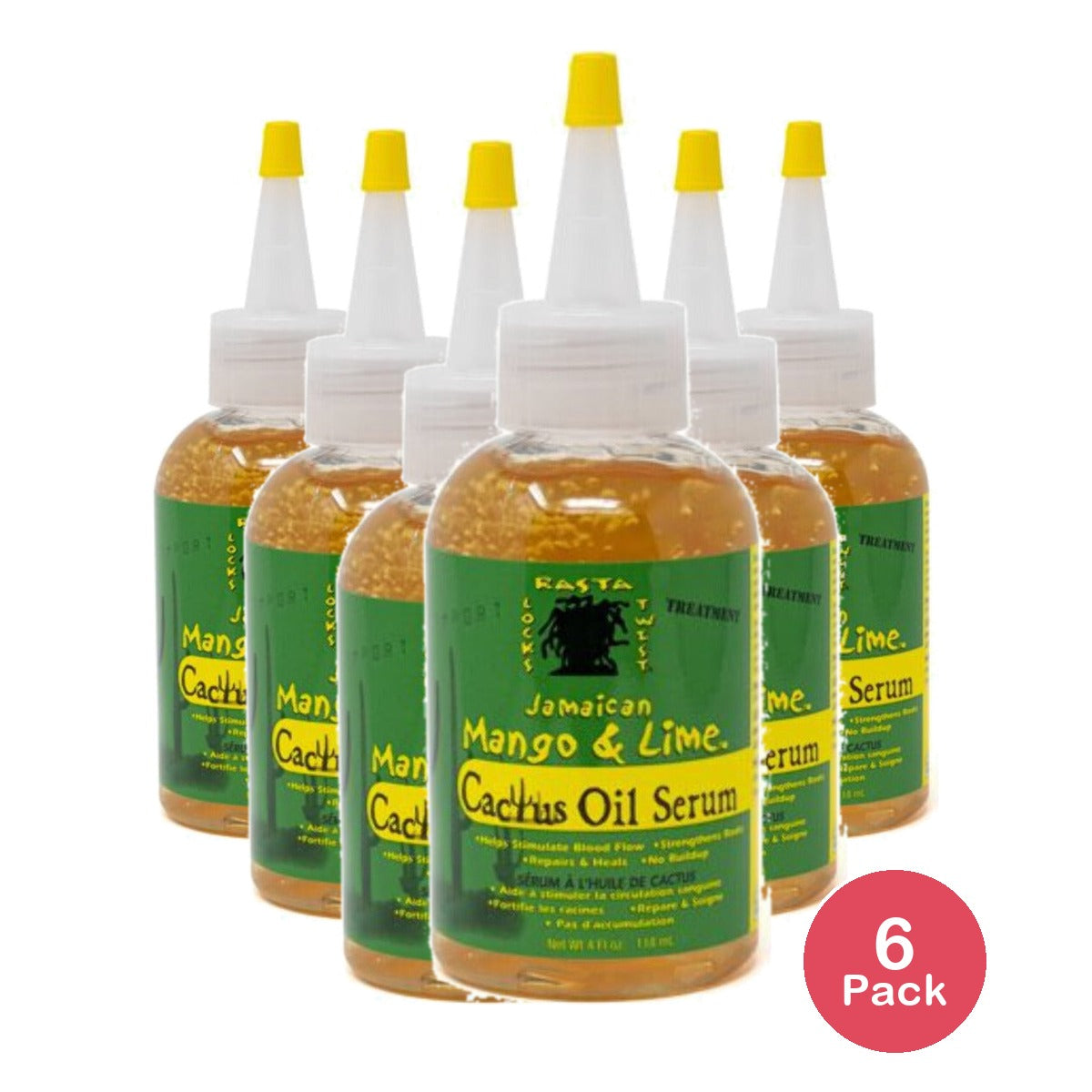 Jamaican Mango & Lime Cactus Oil Serum 4 Oz (Pack of 6)