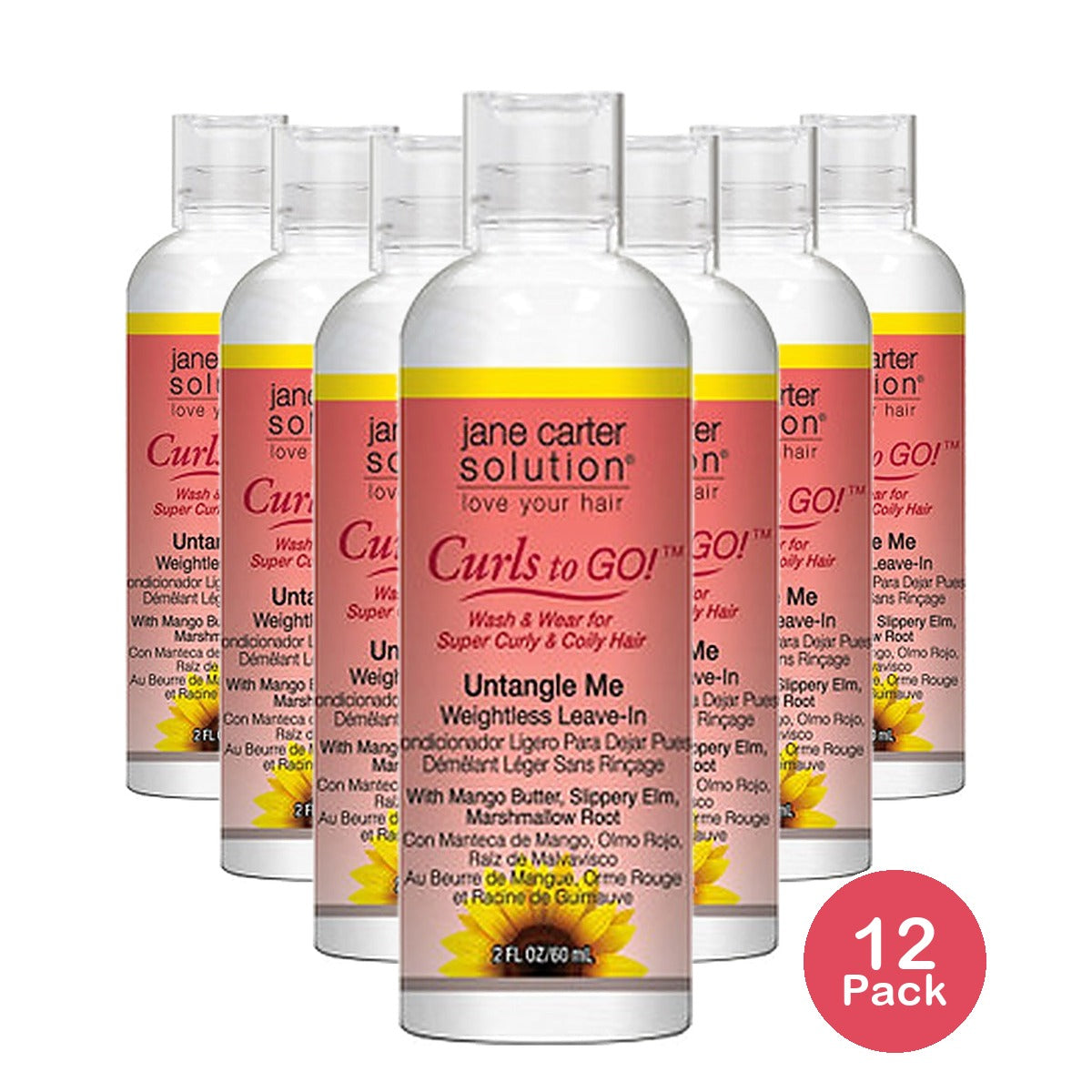 JC Curls To Go Un-Tangle Me 2 Oz (Pack of 12)