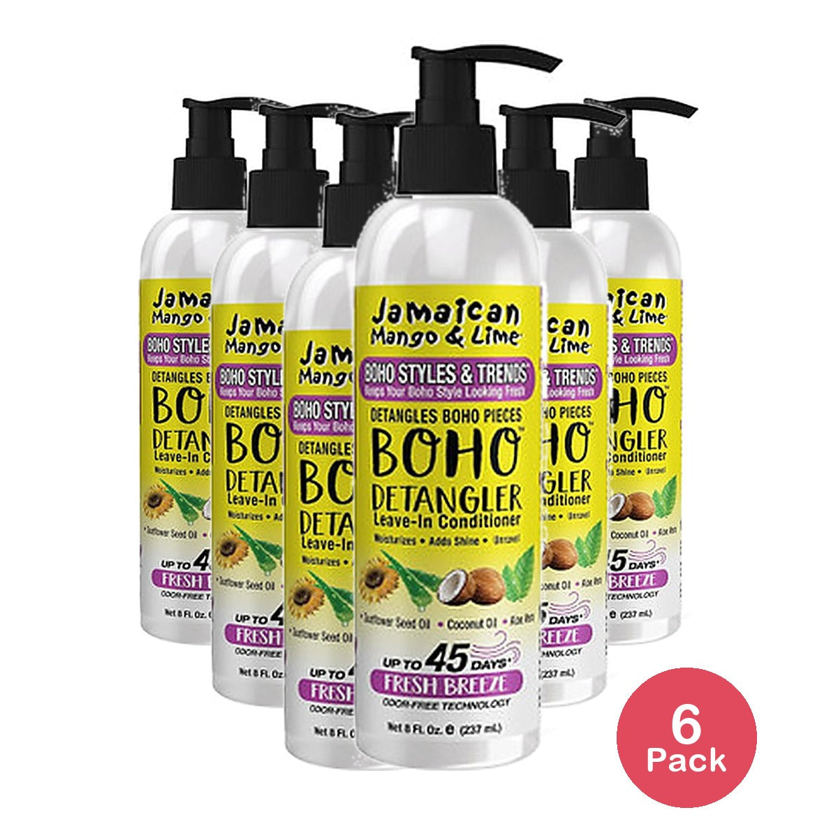 JML Braid Ur Way Boho Detangler (Pack of 6)