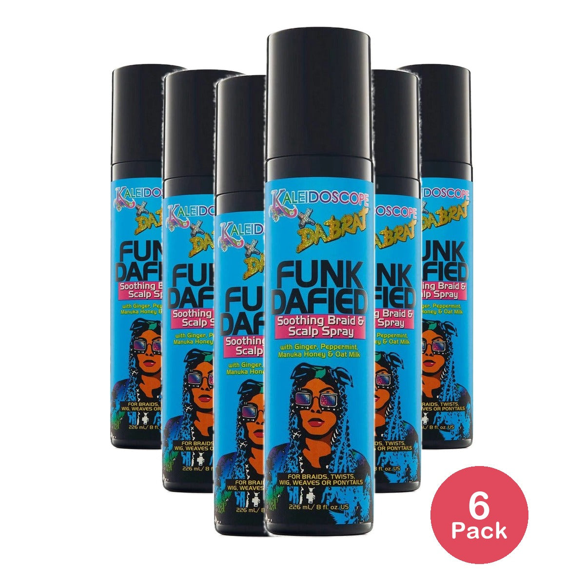 Kaleidoscope Da Brat Funk Dafied Scalp Spray 8 Oz (Pack of 6)