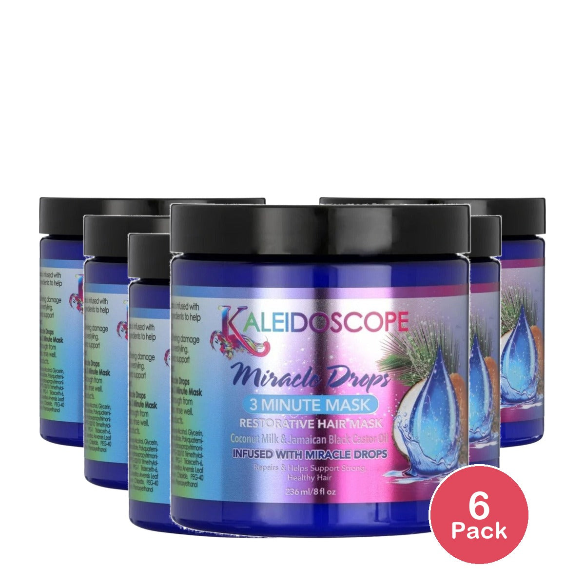 Kaleidoscope Miracle Drops 3 Minute Mask 8 Oz (Pack of 6)