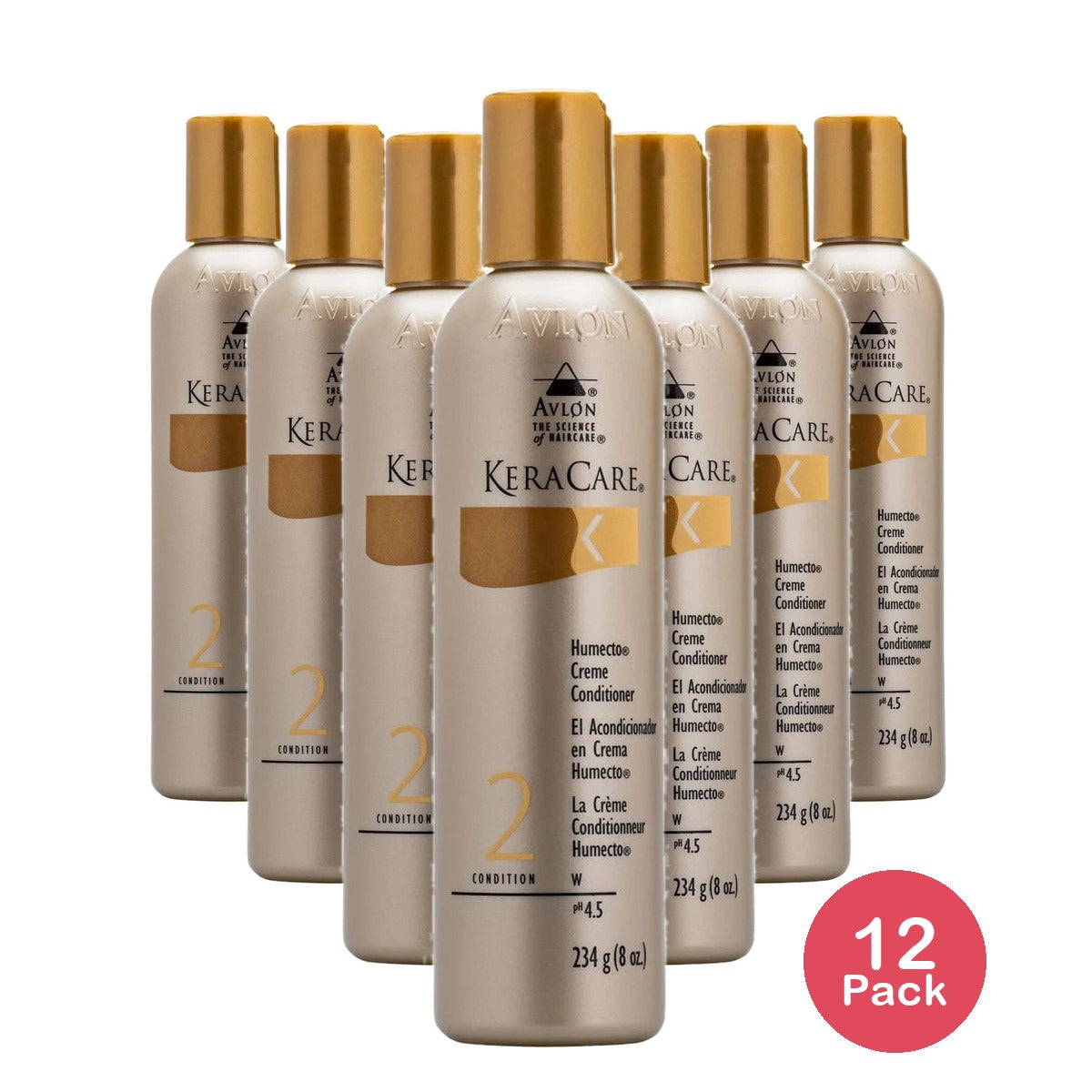 Keracare Humecto Creme Conditioner 8 Oz (Pack of 12)