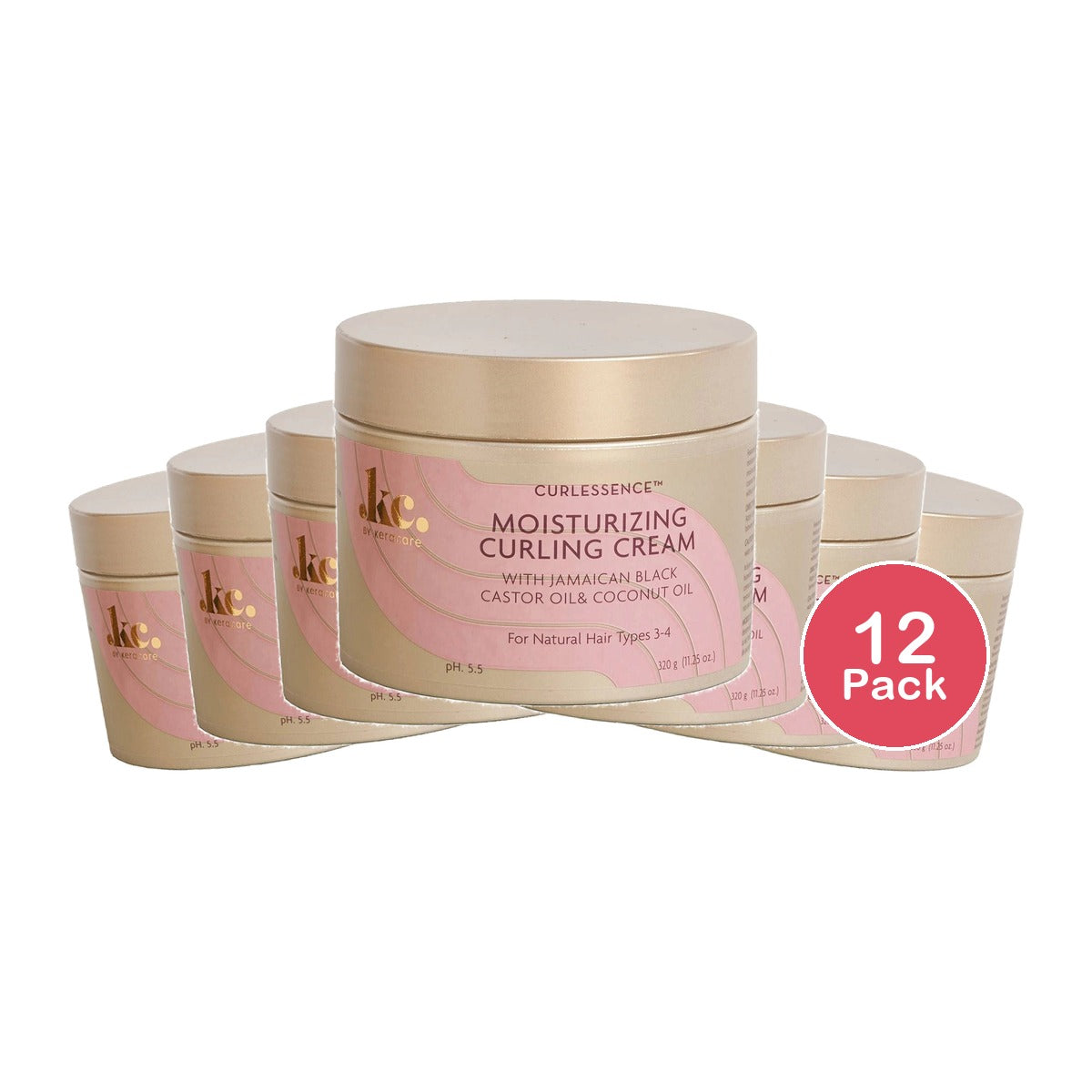 KeraCare Moisturizing Curling Cream 11.25 Oz (Pack of 12)