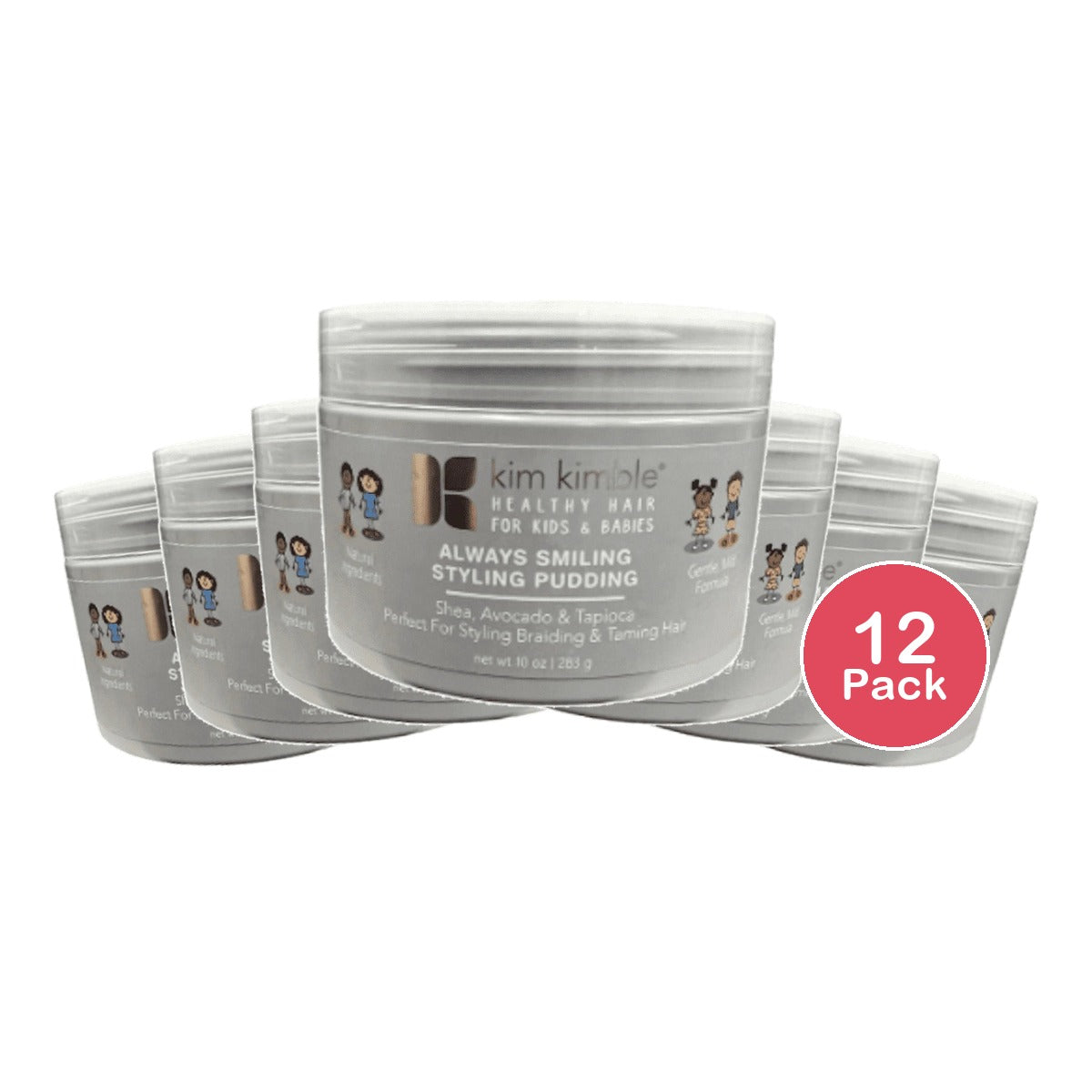 Kim Kimble Healthy Hair Kids & Babies Styling Pudding 10 Oz (Pack of 12)