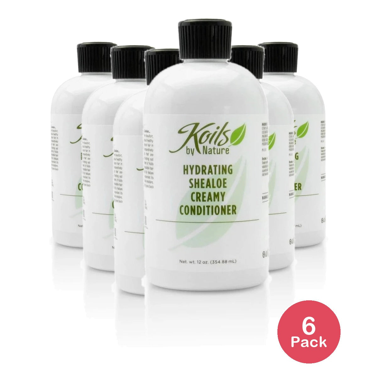 Koils by Nature Hydrating Shealoe Creamy Conditioner 12 Oz (Pack of 6)