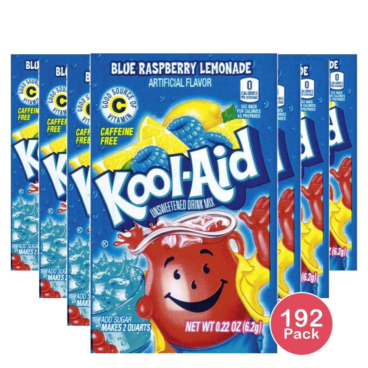 Kool-Aid Packets Blue Raspberry 4x48 0.22oz (Pack of 192)
