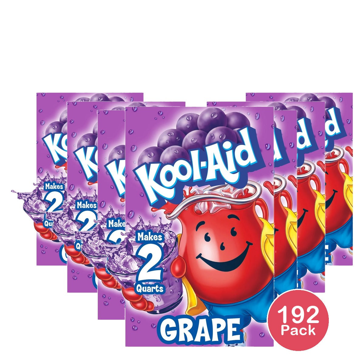 Kool-Aid Unsweetened Grape 0.14 Oz (Pack of 192)