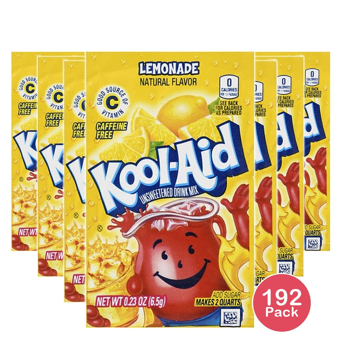 Kool-Aid Unsweetened Lemonade Powder 0.23 Oz (Pack of 192)