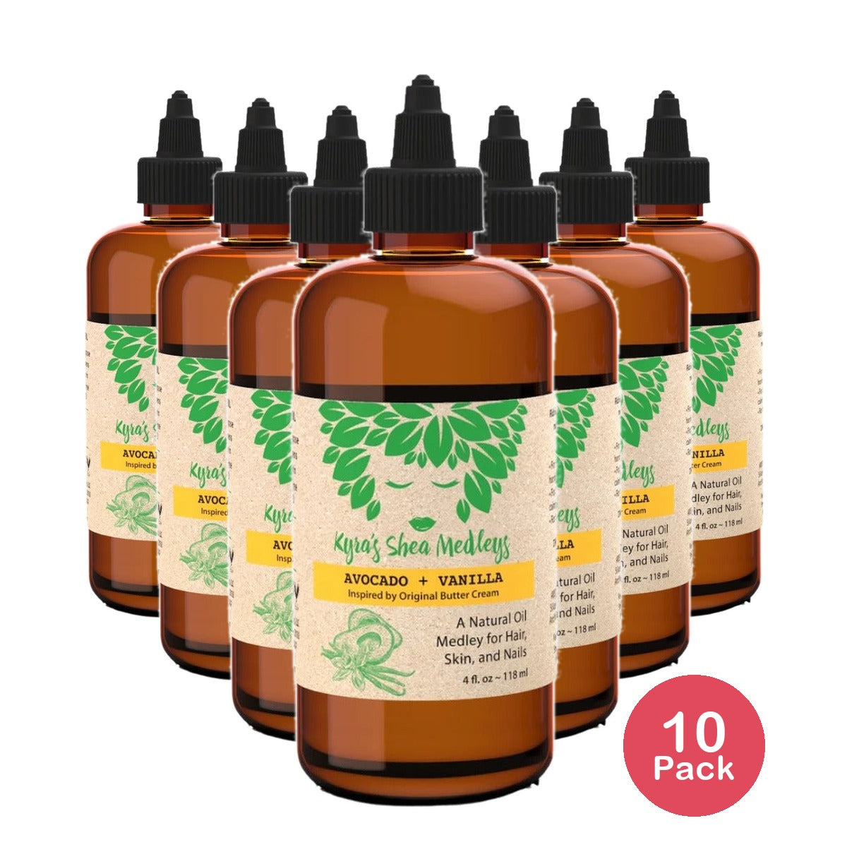 Kyra's Shea Avocado & Vanilla Oil 4 Oz (Pack of 10)