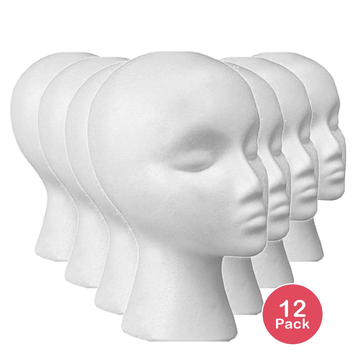 Le Host Hair & Wigs Travel Mannequin Head 14x7 (Pack of 12)