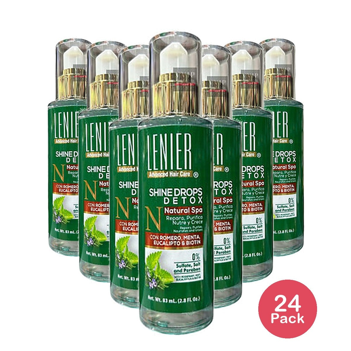 Lenier Detox Gotas Brillo 2.8 Oz (Pack of 24)
