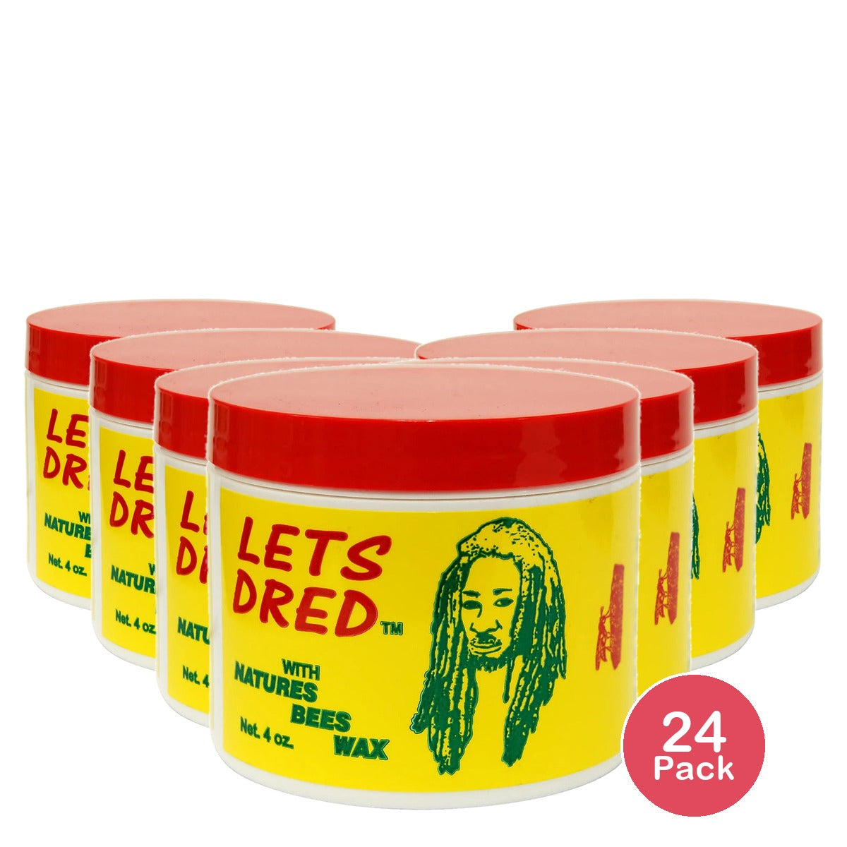 Let's Dred Nature's Wax 4 Oz. (Pack of 24)