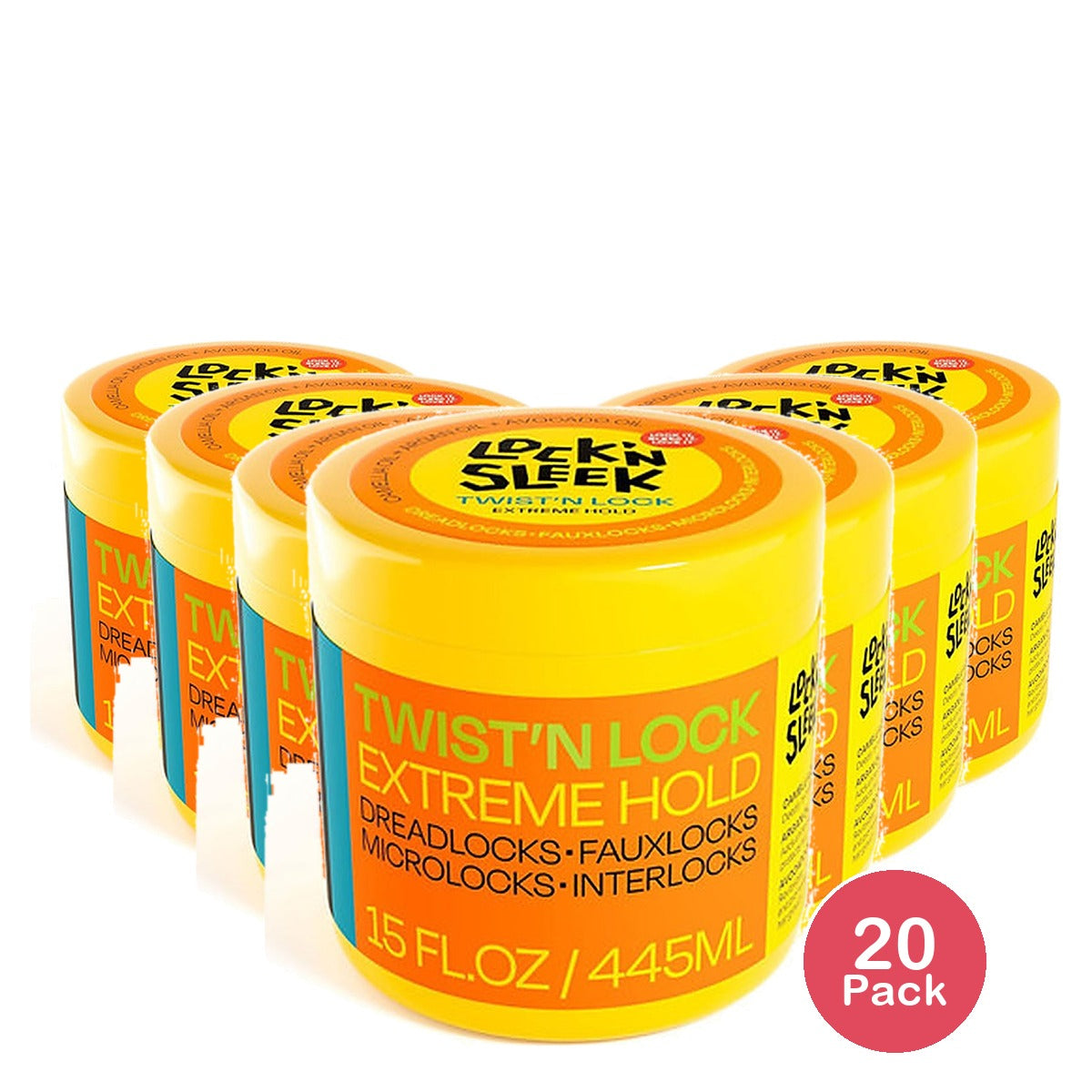 Lock'n Sleek Twist'n Lock 15 Oz (Pack of 20)