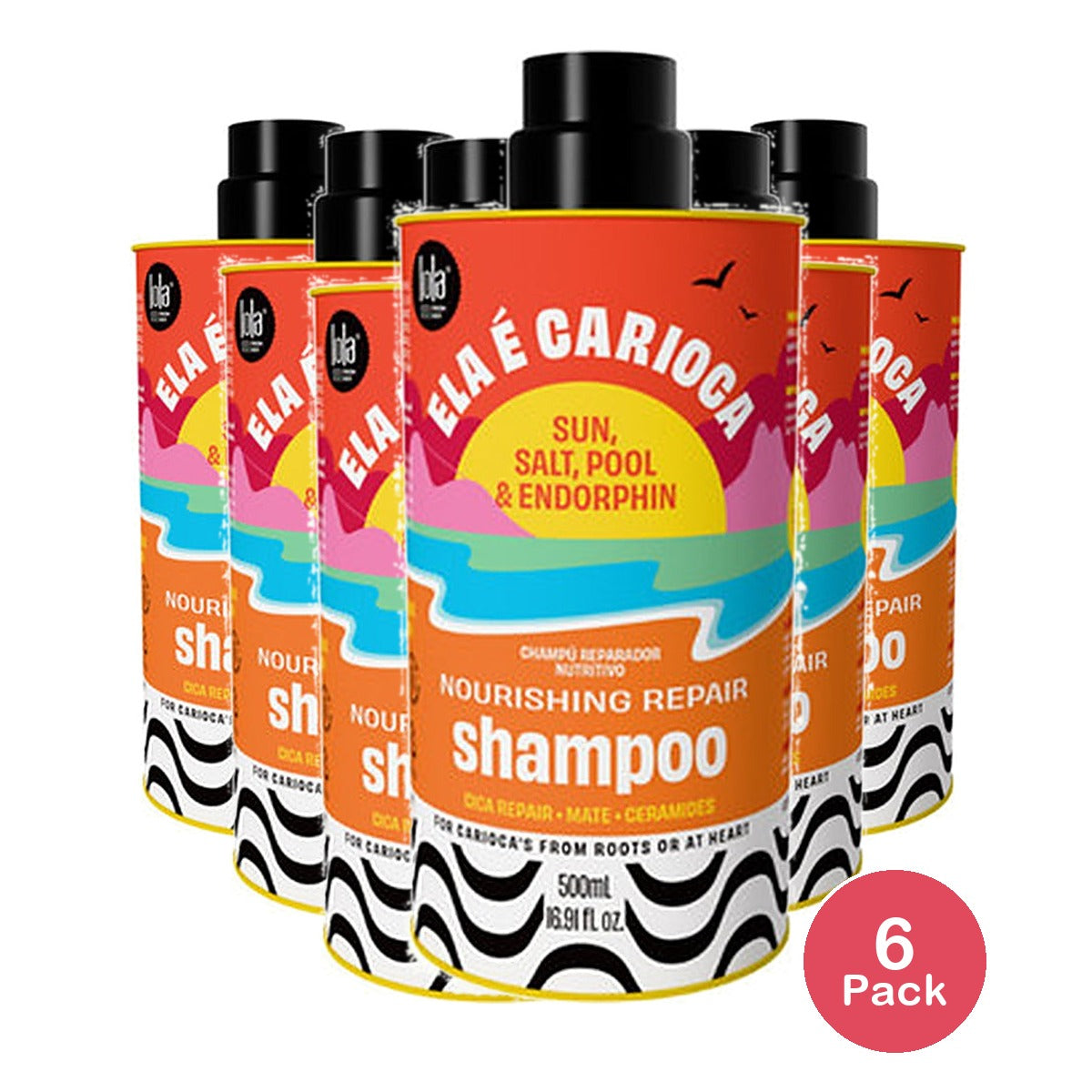 Lola Ela E Carioca Shampoo 16.91 Oz (Pack of 6)