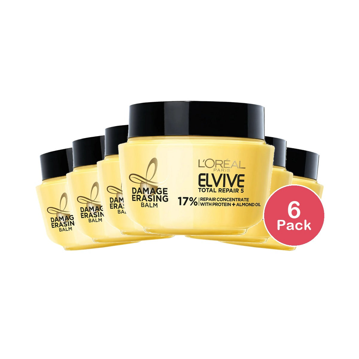 Loreal Paris Advanced Haircare Total Repair 5 Damage Erasing Balm 8.5Oz (Pack of 6)