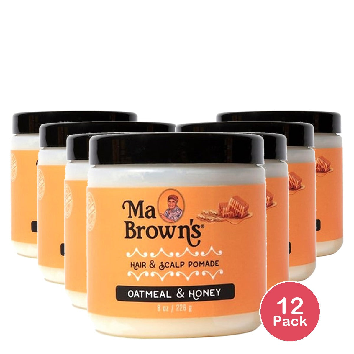 Ma Brown's Hair & Scalp Pomade 8 Oz (Pack of 12)