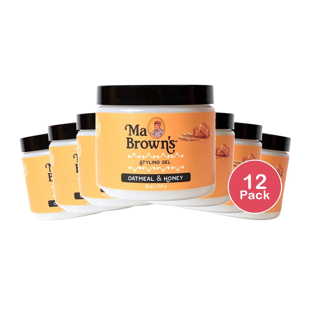 Ma Brown's Styling Gel 16 Oz (Pack of 12)