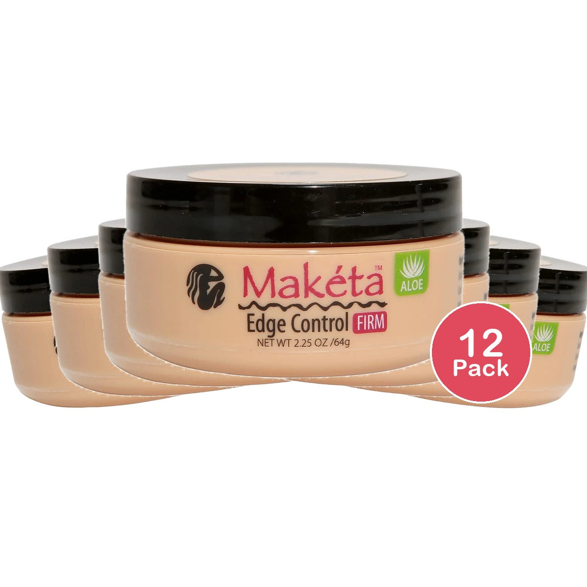 Maketa Coconut Shea (Edge Control Firm) 2.25 Oz (Pack of 12)