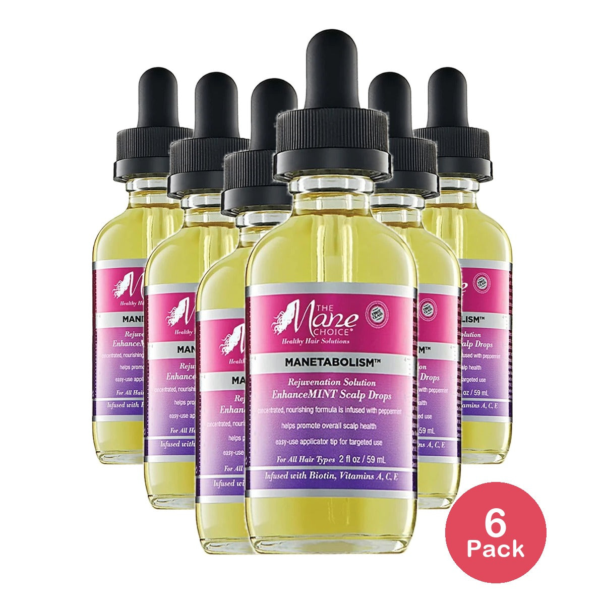 Mane Choice Manetabolism Drops – 2 fl oz (Pack of 6)