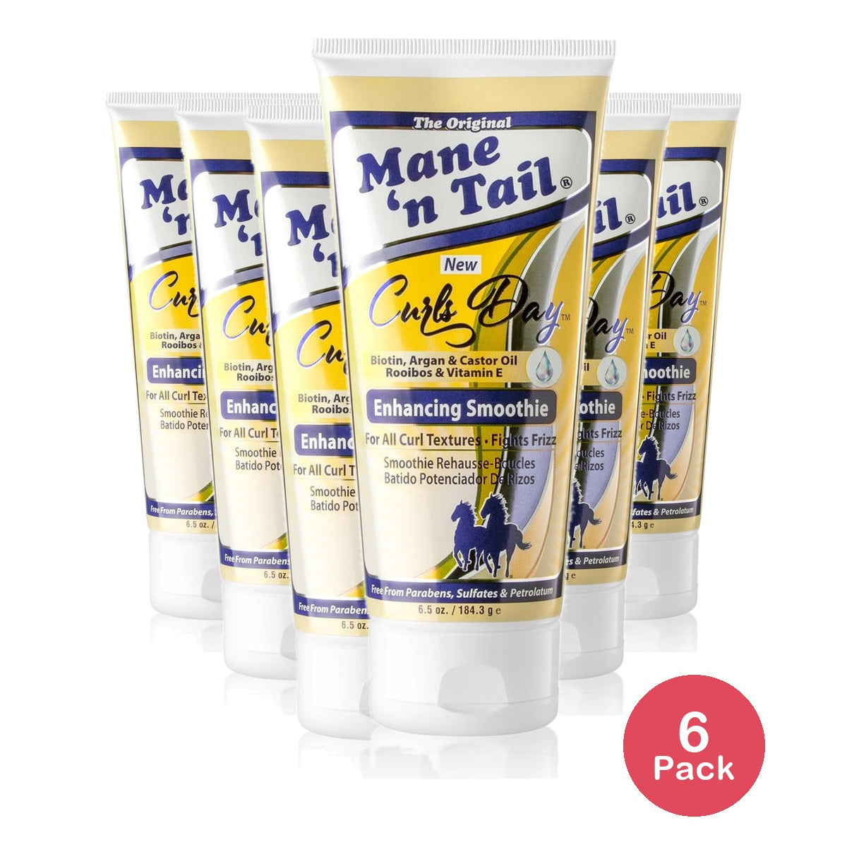 Mane n Tail Curls Day Enhancing Smoothie 6.5 Oz (Pack of 6)