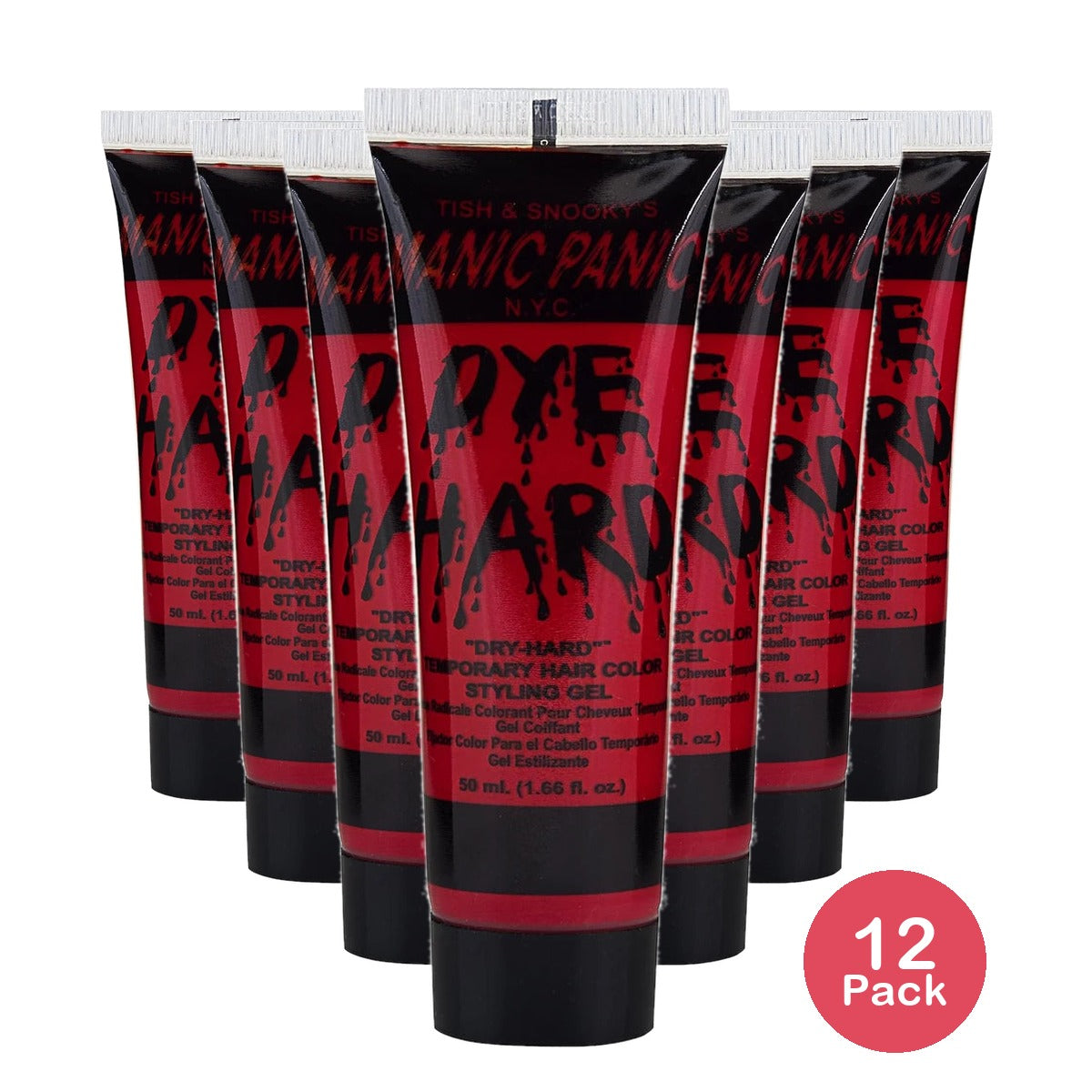 Manic Panic Vampire Red Dye Hard Gel 1.66 oz (Pack of 12)