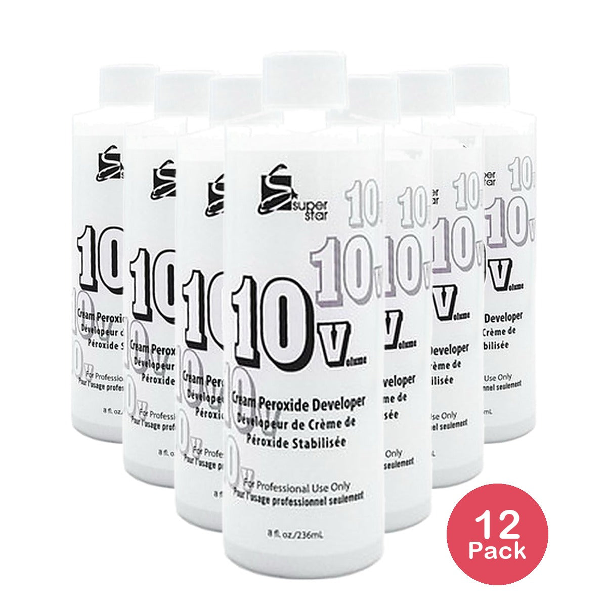 Marianna Super Star Cream Peroxide Developer 10 Volume 8 Oz (Pack of 12)