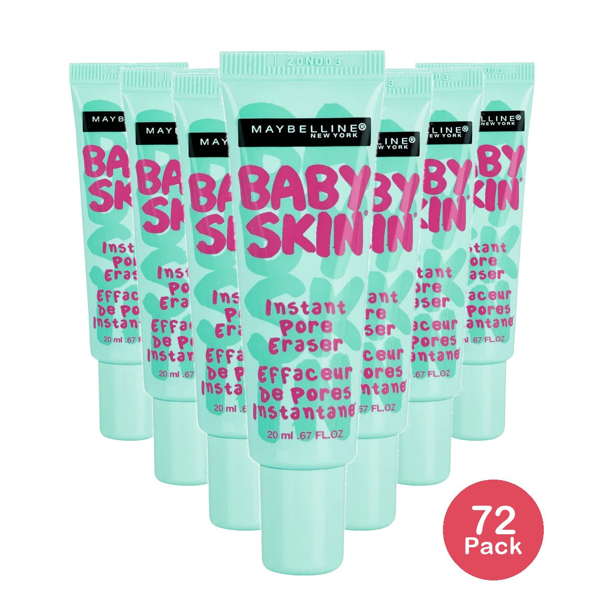 Maybelline Baby Skin - Instant Pore Eraser Primer 0.67 fl Oz (Pack of 72)