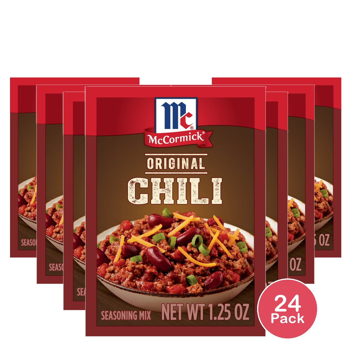 McCormick Chili Seasoning Mix 1.25 Oz (Pack of 24)