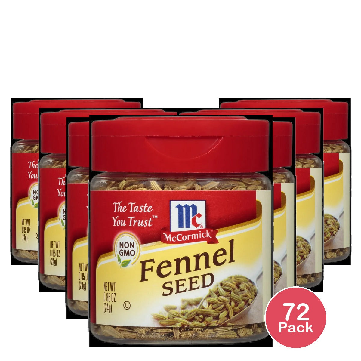 McCormick Fennel Seed 0.85 oz (Pack of 72)
