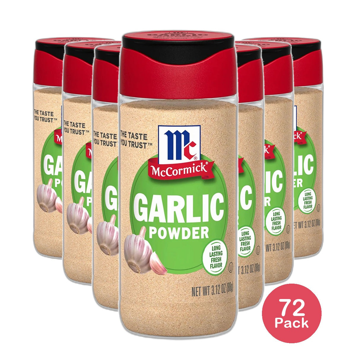 McCormick Garlic Powder 3.12Oz (Pack of 72)