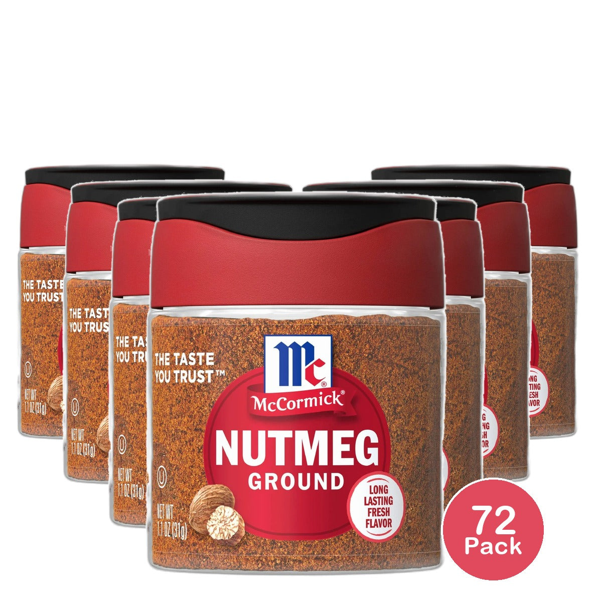 McCormick Ground Nutmeg 1.1Oz (Pack of 72)