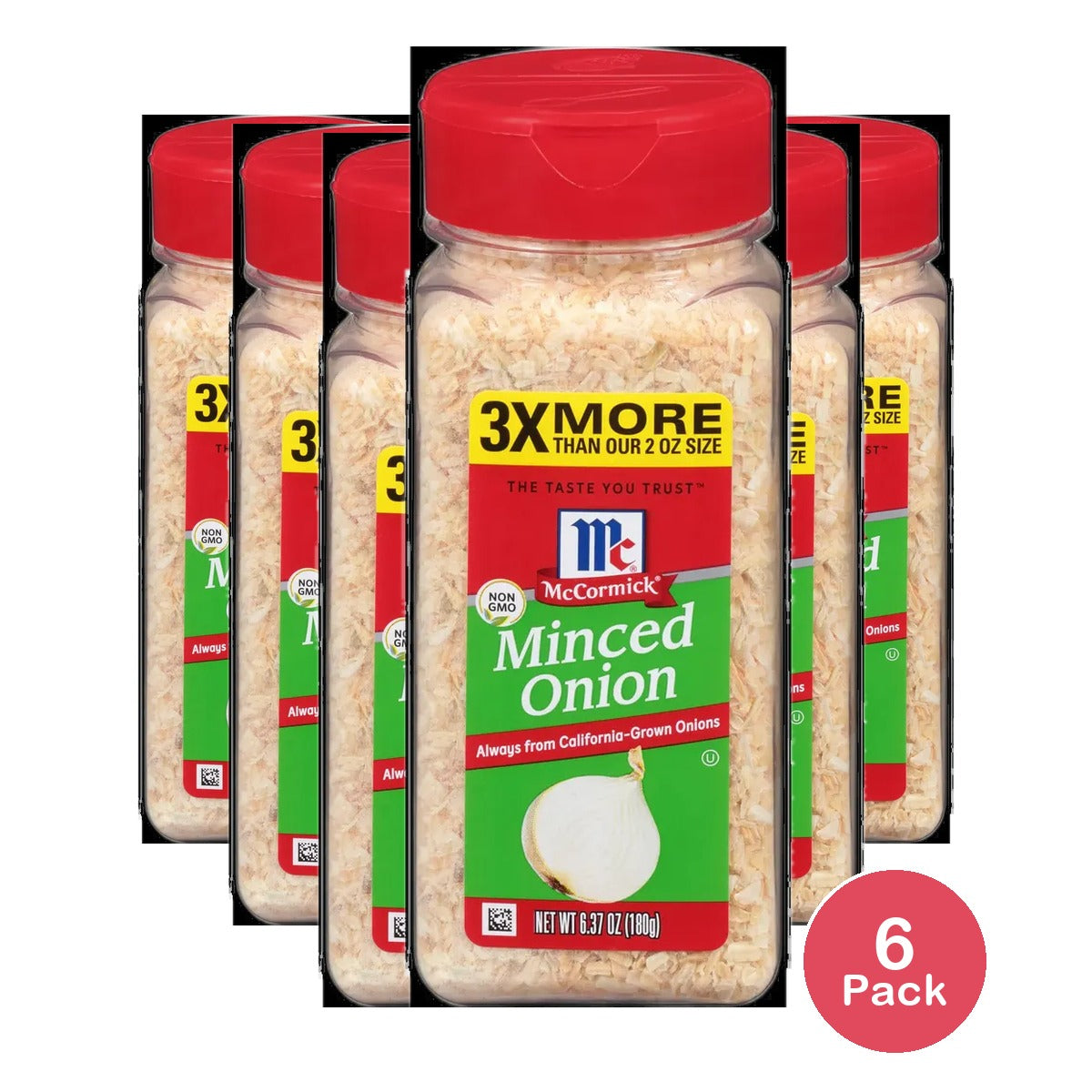 McCormick Kosher Minced Onions 6.37 Oz (Pack of 6)