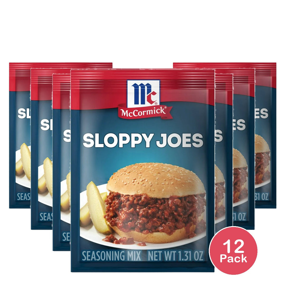 Mccormick Sloppy Joes Seasoning Mix 1.31Oz (Pack Of 12)