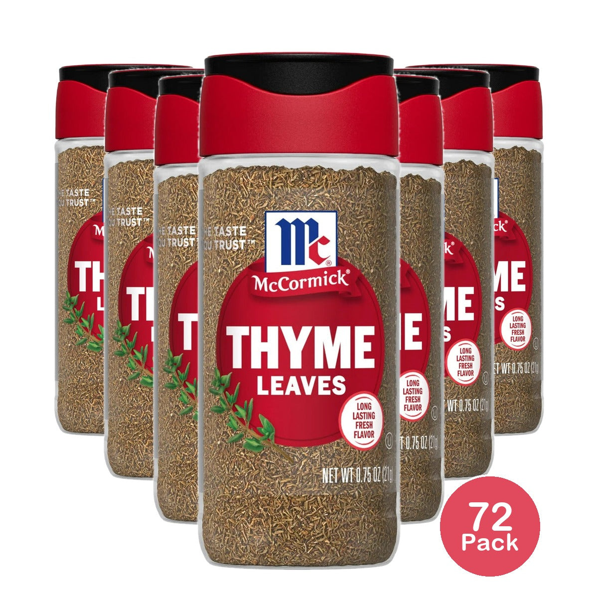 McCormick Whole Thyme Leaves Bottle 0.75 Oz (Pack of 72)