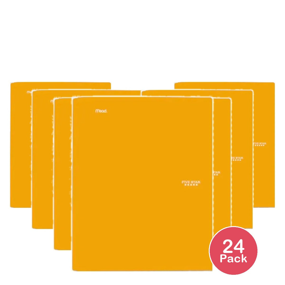 Mead Five Star Poly Folder with Pockets 1.92oz (Pack of 24)