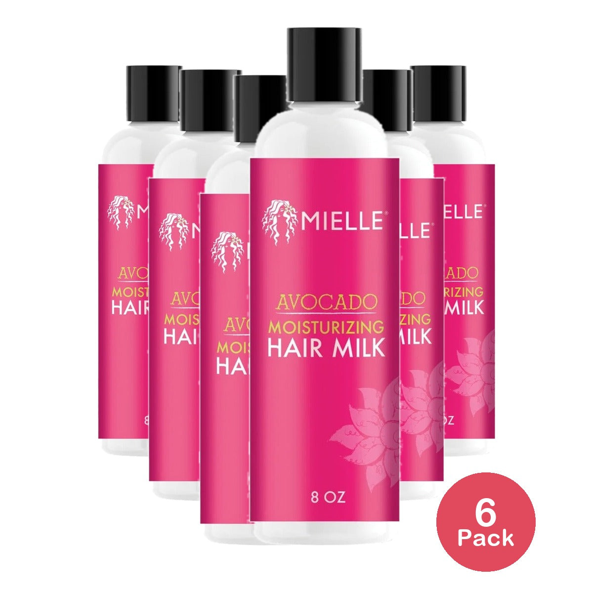 Mielle Organics Avocado Moisturizing Hair Milk 8 Oz (Pack of 6)