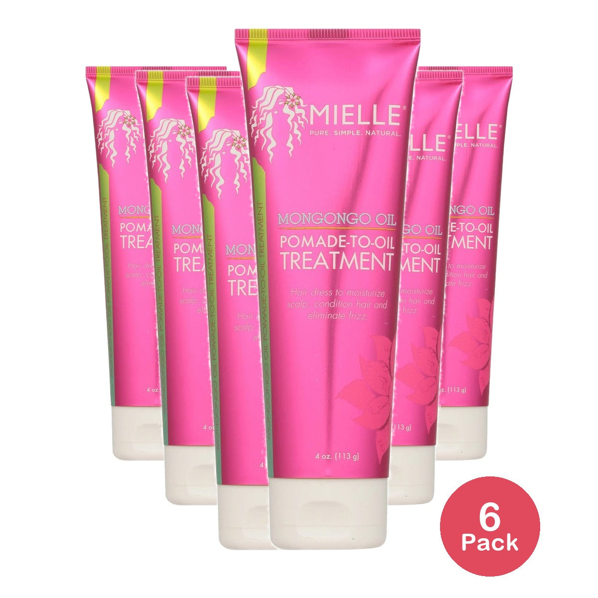 Mielle Organics Pomade to Oil Treatment 4 Oz (Pack of 6)