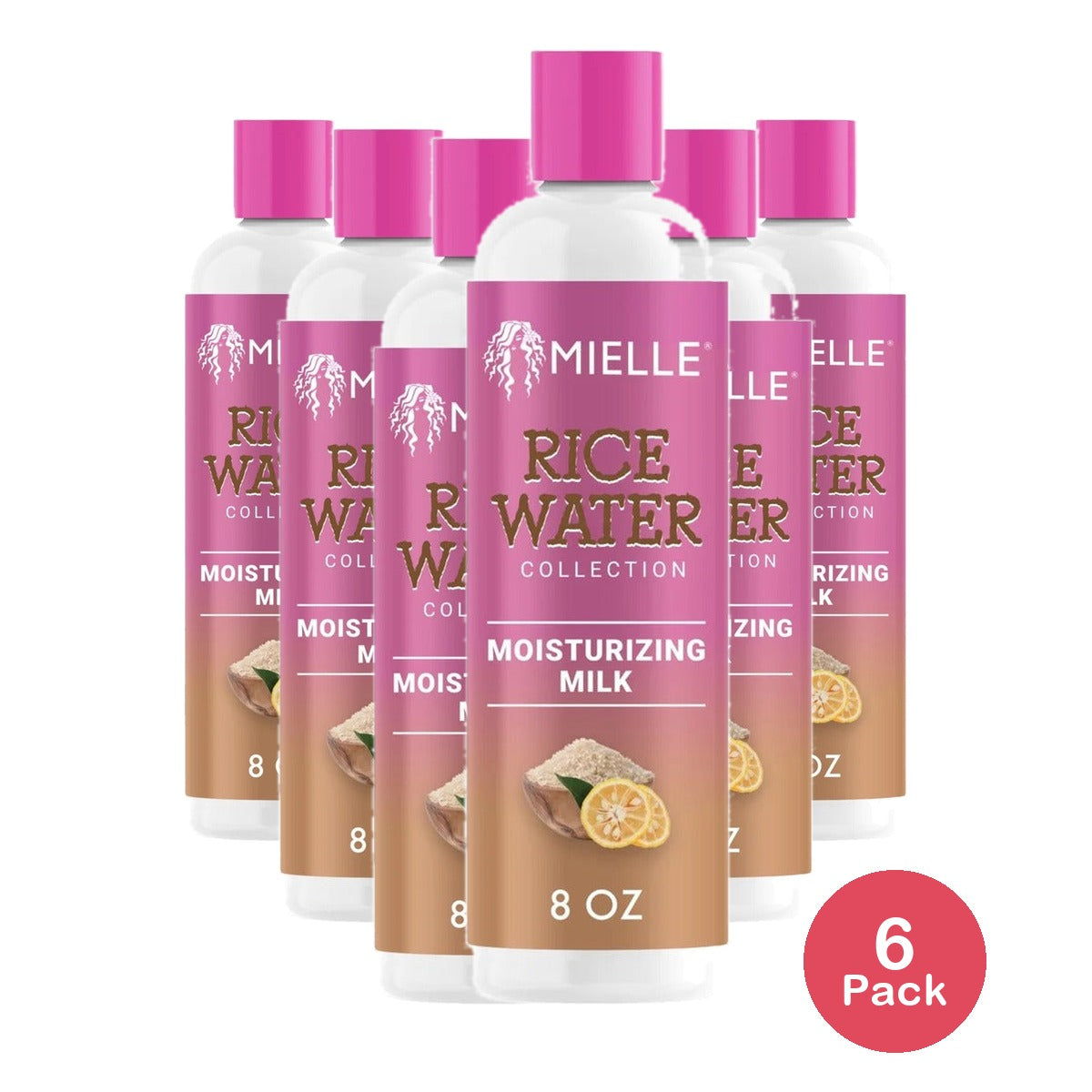 Mielle Organics Rice Water Moisturizing Milk 8 Oz (Pack of 6)