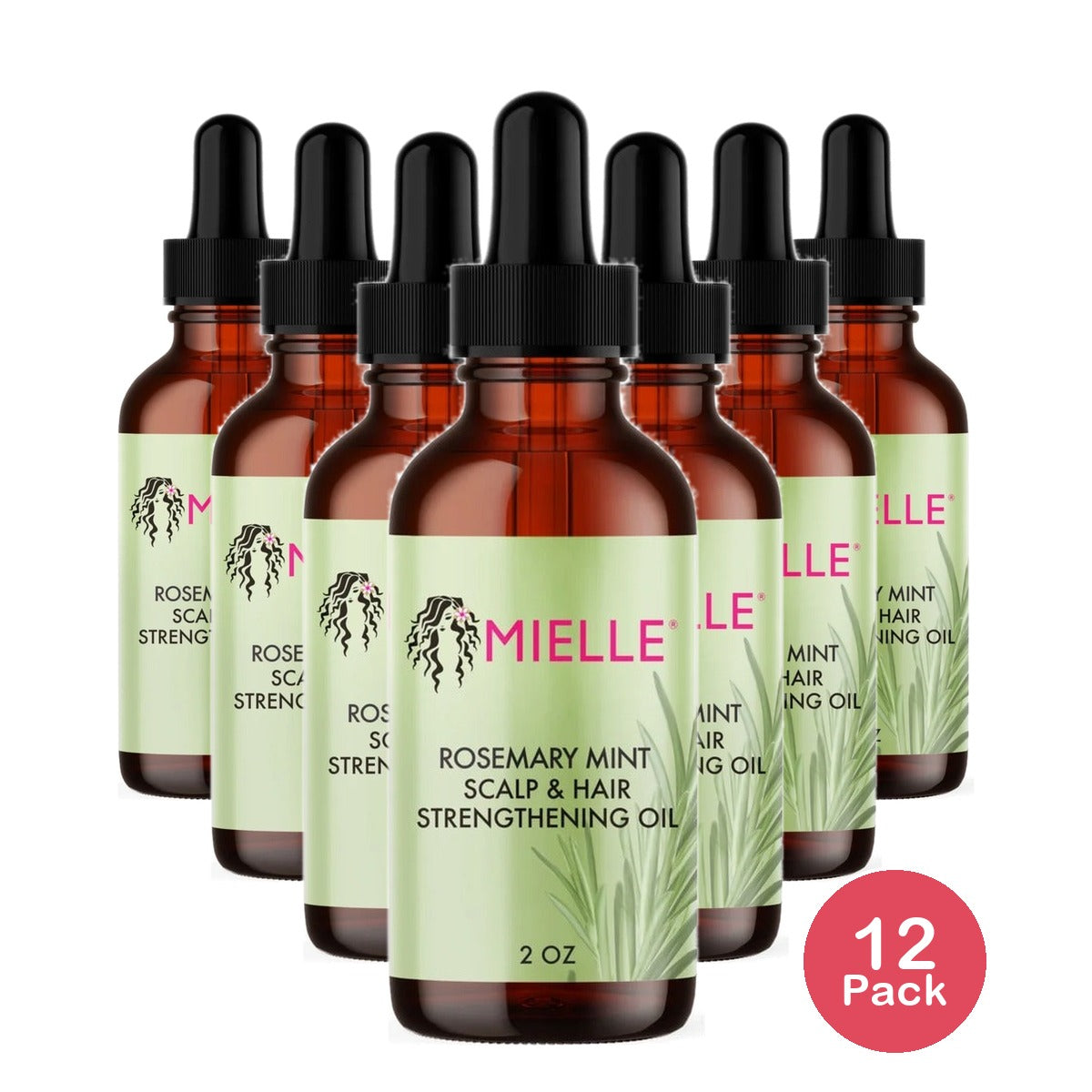 Mielle Organics Rosemary Mint Scalp Oil 2 Oz (Pack of 12)