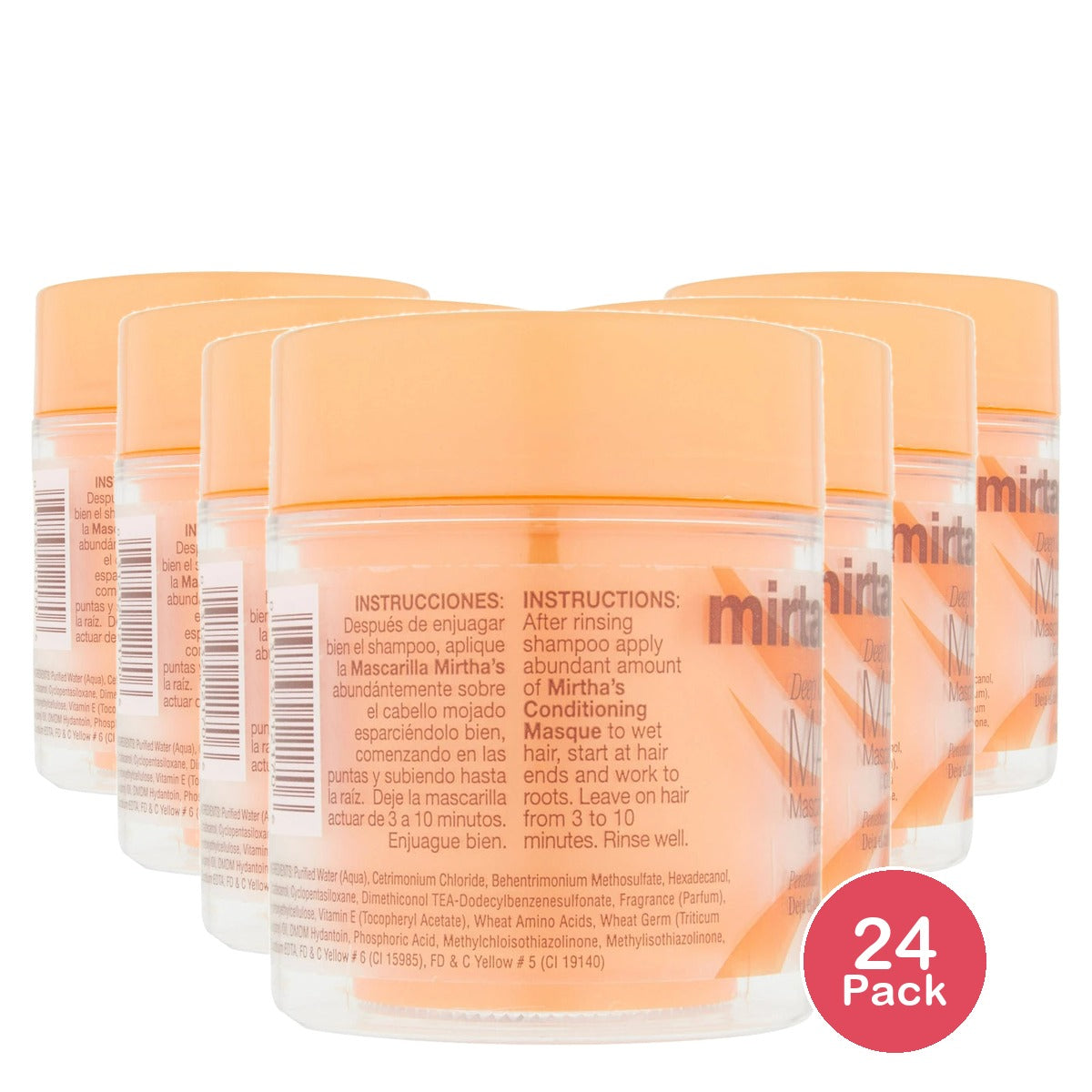 Mirta de Perales Deep Conditioning Smoothing & Straightening Frizz Control Hair 6 Oz (Pack of 24)