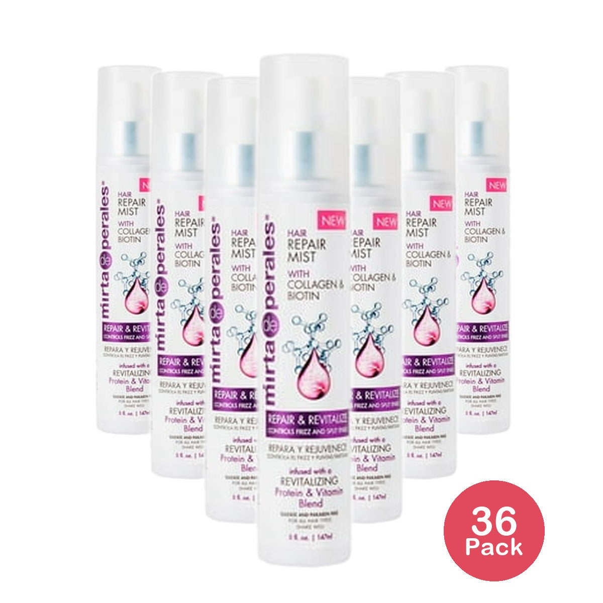 Mirta de Perales Hair Repair Mist 5 Fl Oz (Pack of 36)