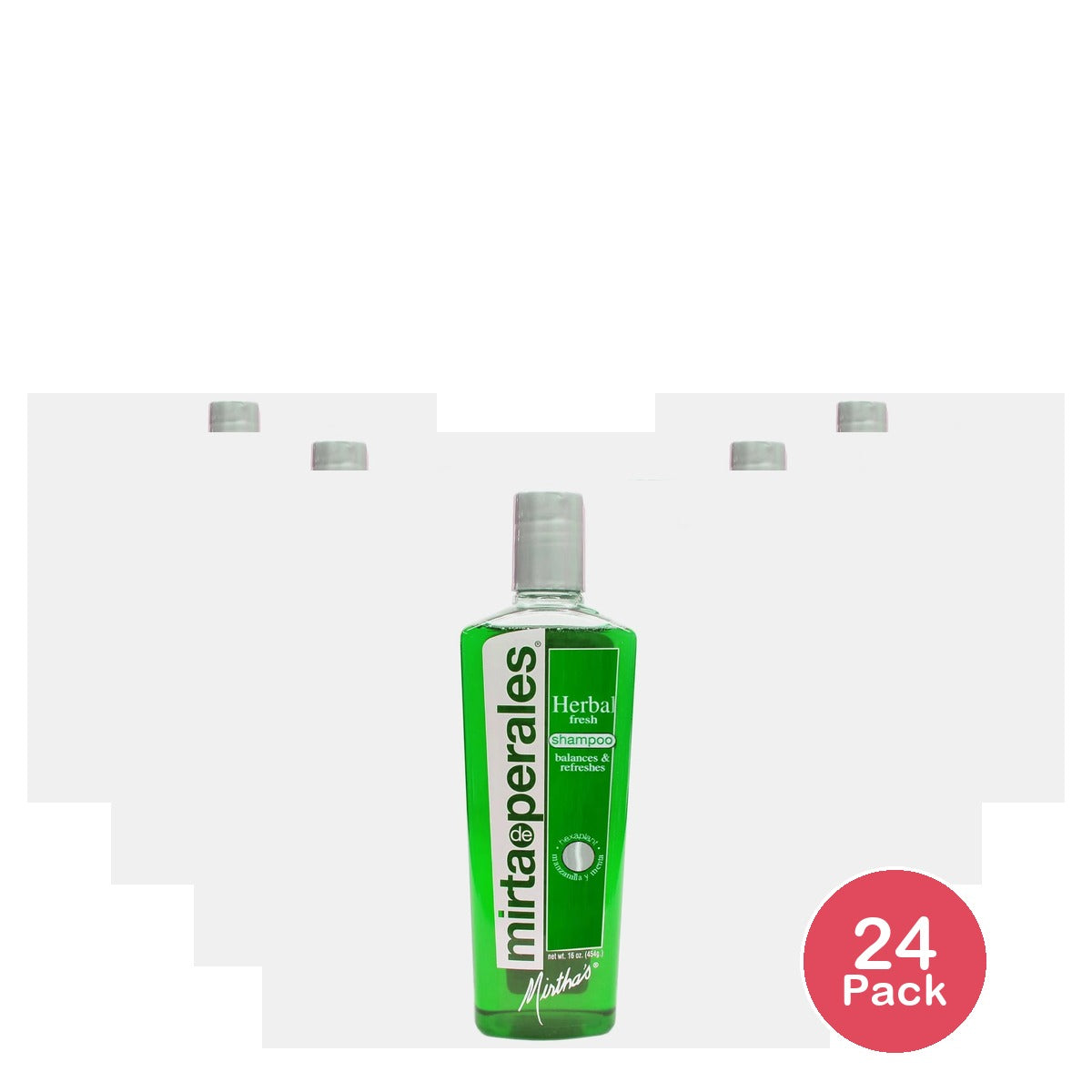 Mirta de Perales Herbal Fresh Shampoo for All Hair Types 16 oz (Pack of 24)