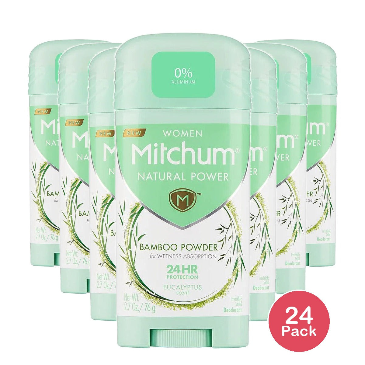 Mitchum Natural Power Deodorant Women 2.7 Oz (Pack of 24)